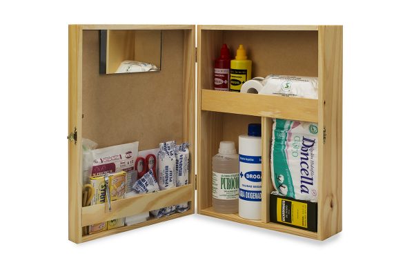 Botiquín 210. Línea de madera