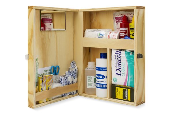 Botiquín 210. Línea de madera