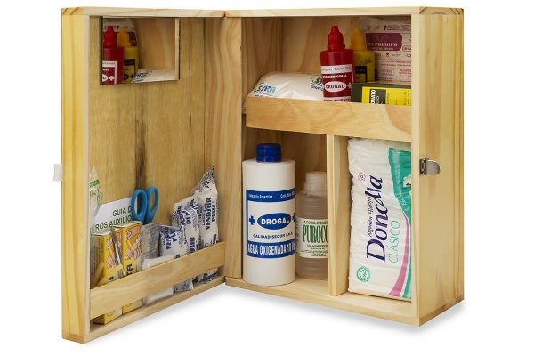 Botiquín 211. Línea de madera