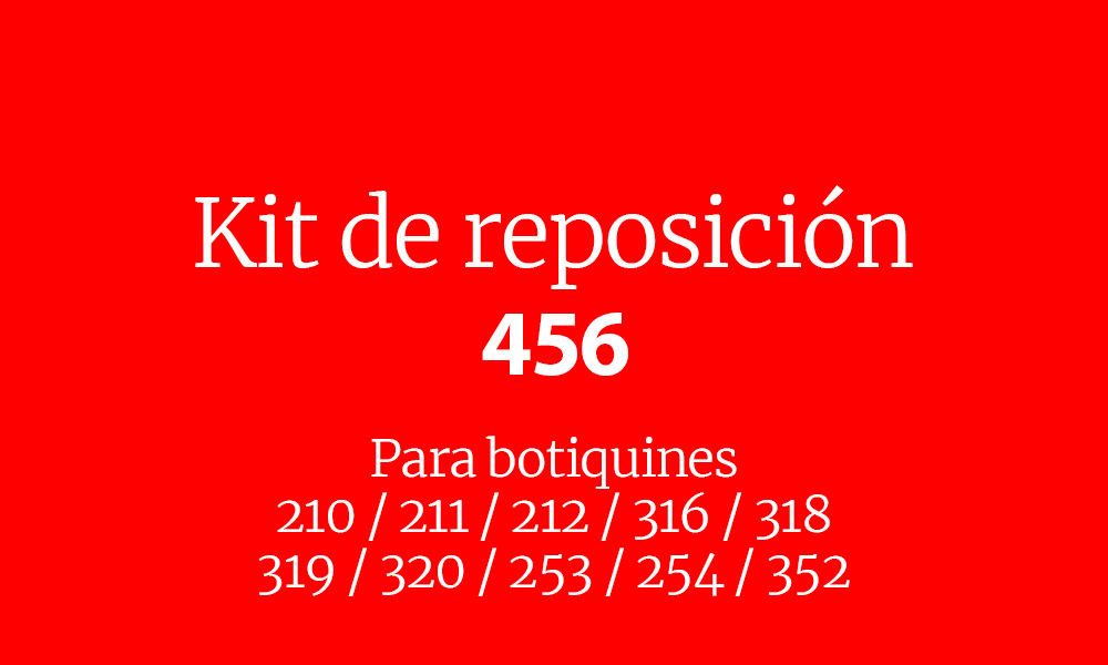 Practybotiquin.com Kit de reposición 456