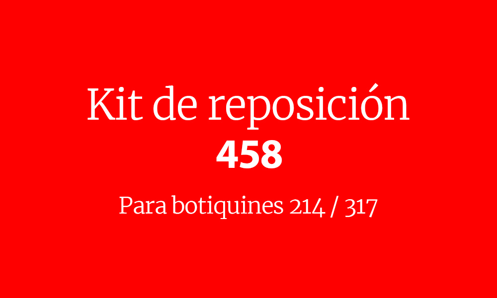 Practybotiquin.com Kit de reposición 458