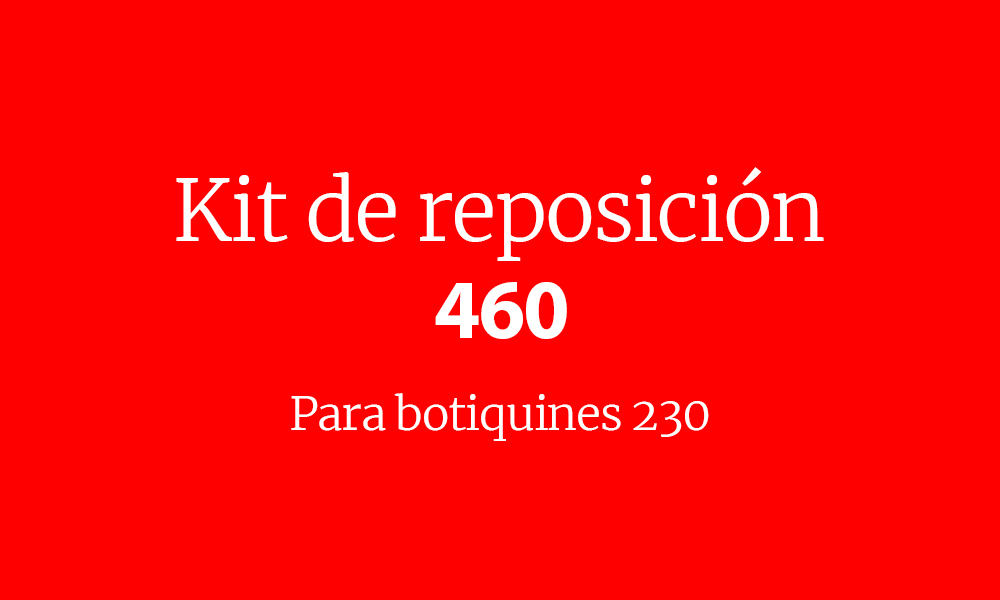 Practybotiquin.com Kit de reposición 460